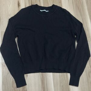 One Grey Day Black Crewneck Sweater Women’s Small